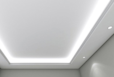 Divisória em drywall com porta embutida