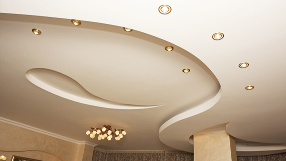 Parede de drywall com acabamento em pintura