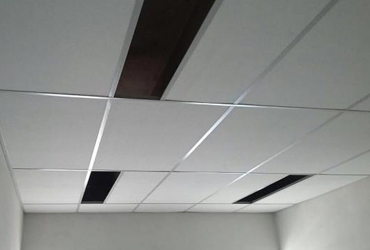 Forro de gesso com projeção de iluminação